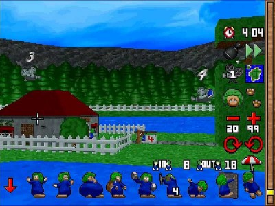 второй скриншот из Lemmings 3D