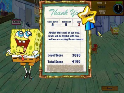 третий скриншот из SpongeBob Diner Dash 2