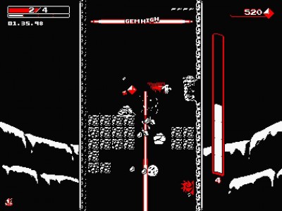 второй скриншот из Downwell