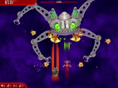 второй скриншот из Chicken Invaders 4: Ultimate Omelette Christmas Edition