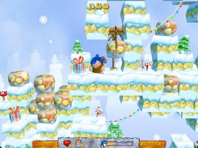 третий скриншот из Carl The Caveman Christmas Adventures