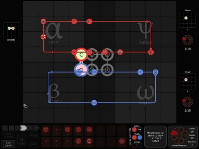 второй скриншот из SpaceChem