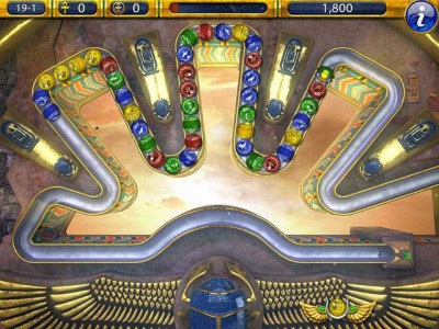 четвертый скриншот из Luxor 2 HD