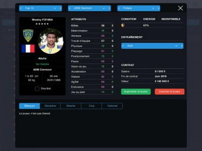 первый скриншот из Pro Rugby Manager 2015