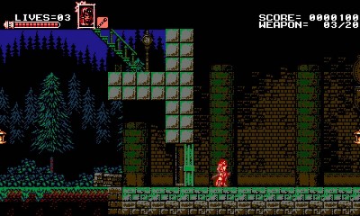 четвертый скриншот из Bloodstained: Curse of the Moon