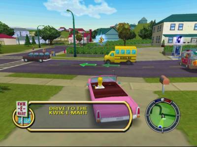 четвертый скриншот из The Simpsons: Hit & Run
