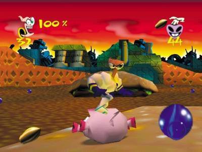 первый скриншот из Earthworm Jim 3D
