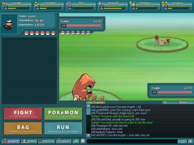 второй скриншот из Pokemon World Online