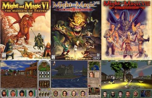 Might and Magic 6, 7, 8 merge based on mm8 engine