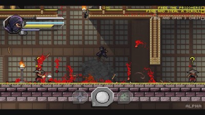 первый скриншот из Pixel Shinobi Nine demons of Mamoru