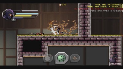 второй скриншот из Pixel Shinobi Nine demons of Mamoru