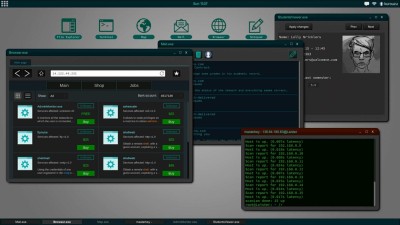 второй скриншот из Grey Hack