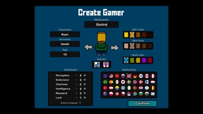 второй скриншот из Gamer Career Tycoon