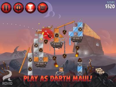 четвертый скриншот из Angry Birds Star Wars 2