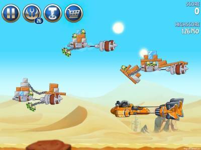 второй скриншот из Angry Birds Star Wars 2
