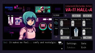 четвертый скриншот из VA-11 Hall-A: Cyberpunk Bartender Action
