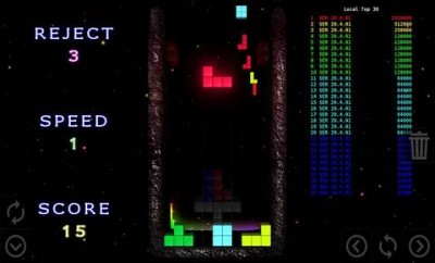 второй скриншот из TETCOLOR - Цветной ТЕТРИС