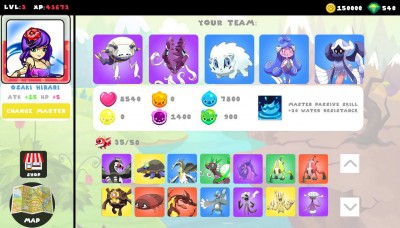 четвертый скриншот из Cute Monsters Battle Arena