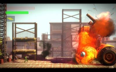 первый скриншот из Bionic Commando Rearmed