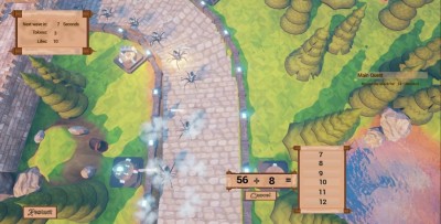 первый скриншот из Math Defenders