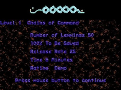 первый скриншот из Holiday Lemmings