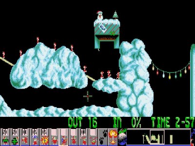 четвертый скриншот из Holiday Lemmings
