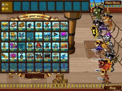 четвертый скриншот из Skeleton Pirates
