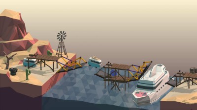второй скриншот из Poly Bridge