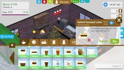 четвертый скриншот из Coffee Shop Tycoon