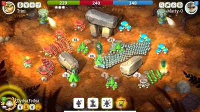 четвертый скриншот из Mushroom Wars