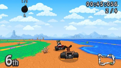 второй скриншот из Wacky Wheels HD