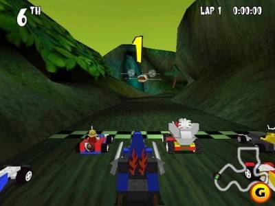 четвертый скриншот из Lego Racers