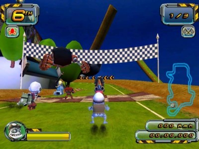 четвертый скриншот из Crazy Frog Racer 2