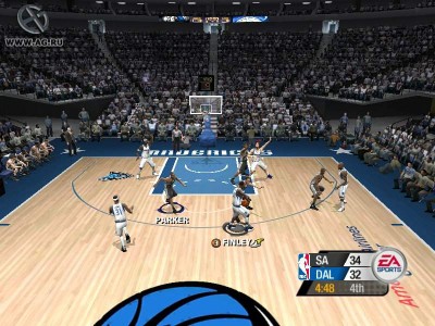 первый скриншот из NBA Live 2005