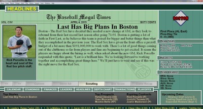 первый скриншот из Baseball Mogul Diamond