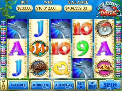 третий скриншот из Dolphins Dice Slots