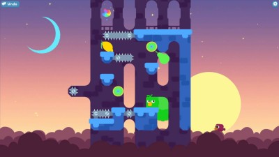 третий скриншот из Snakebird