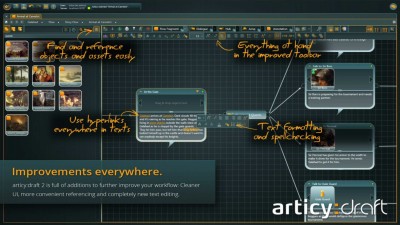 второй скриншот из articy:draft 2 SE