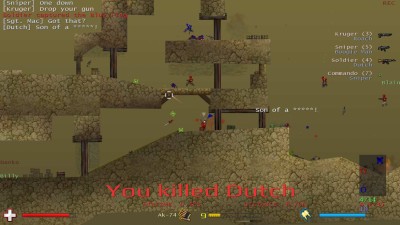 четвертый скриншот из Soldat 2D