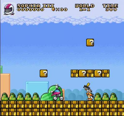 четвертый скриншот из Super Mario Bros: Crossover