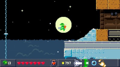 второй скриншот из Kero Blaster