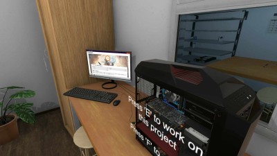 первый скриншот из PC Building Simulator