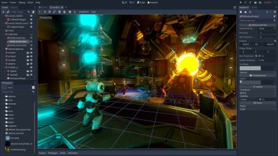 второй скриншот из Godot Engine