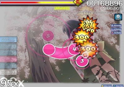 третий скриншот из OSU! ритм-игра