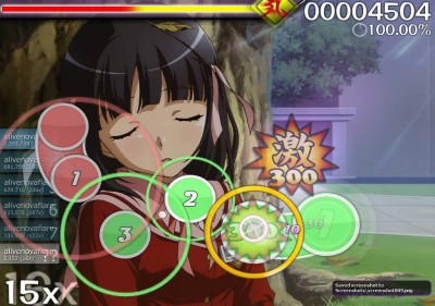 первый скриншот из OSU! ритм-игра