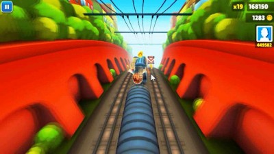 второй скриншот из Subway Surfers
