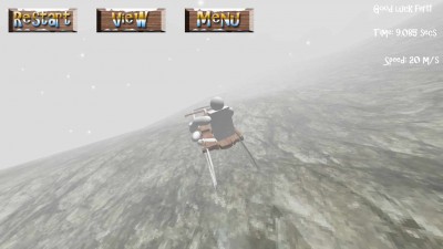 второй скриншот из Extreme Luging 3D