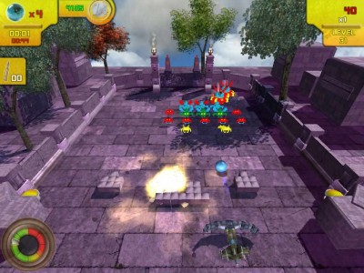 четвертый скриншот из Breakout Invaders