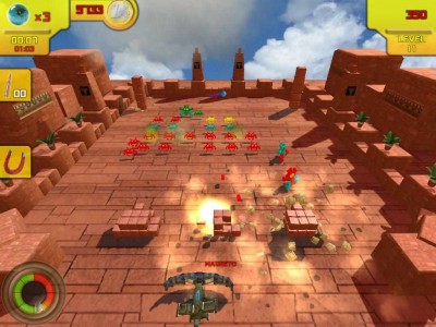 третий скриншот из Breakout Invaders