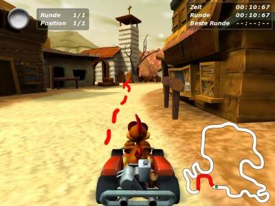 второй скриншот из Moorhuhn Kart 3